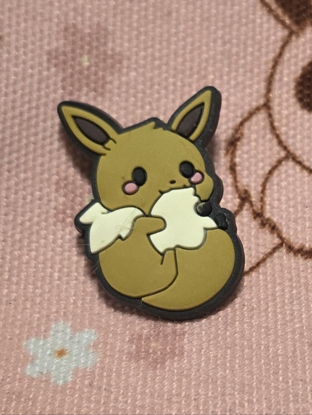 3/$10 Eevee Curled Up Croc Charm